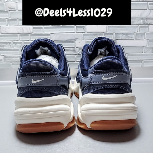 Nike AL8 Denim Running Womens Midnight Navy Ashen Slate Gum Brown - Picture 4 of 6